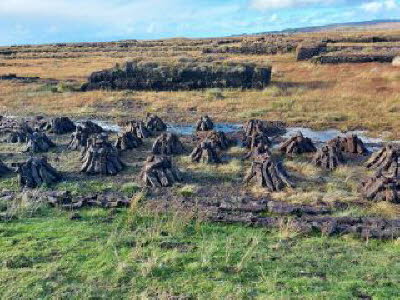 Peat (turf) cutting still happens