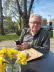 Stephen taking a coffee in Newington Green